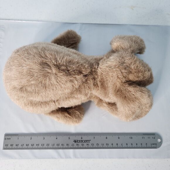 Folkmanis Folktails Brown Bunny Rabbit Plush Hand Puppet 12" Full Body Realistic - Picture 9 of 10